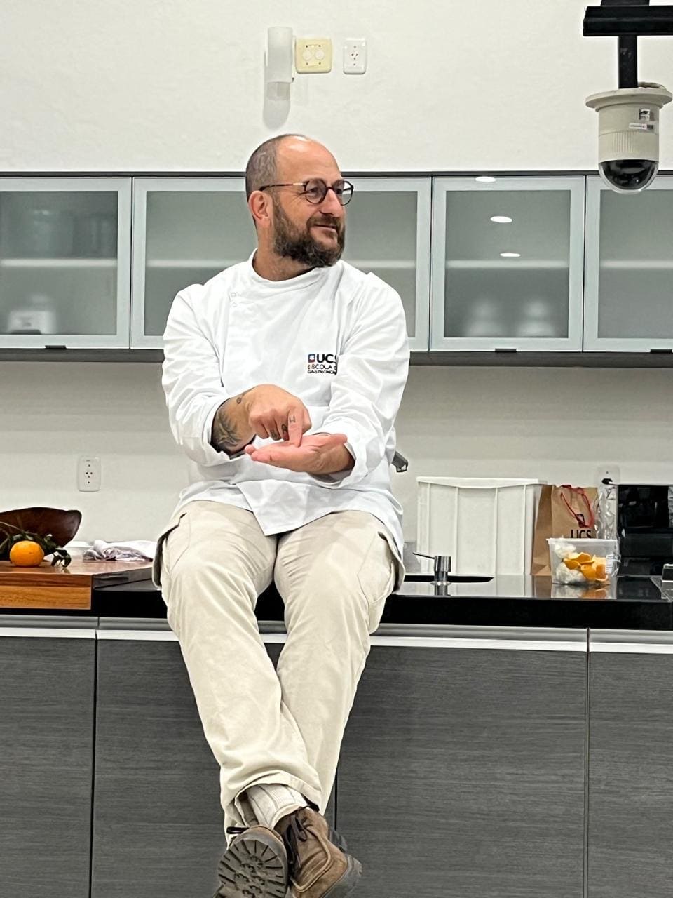 Retrato do chef Marcos Livi